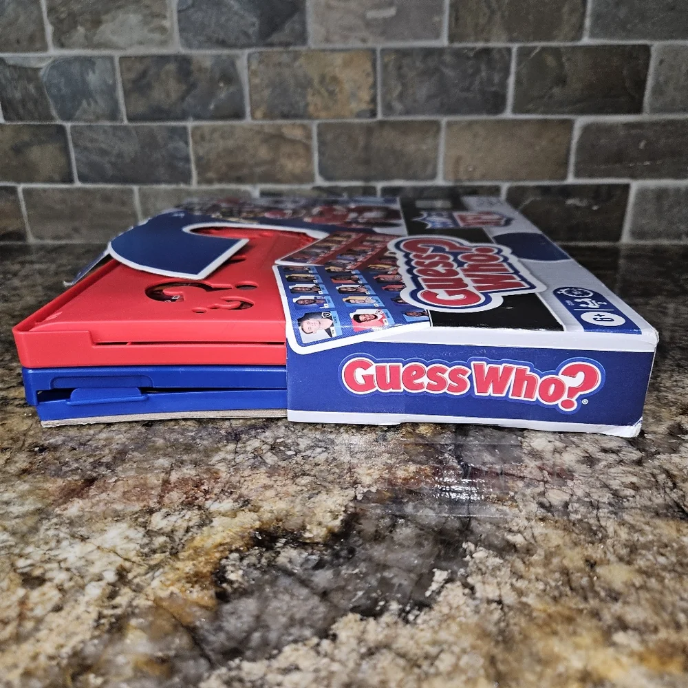 Hasbro Guess Who? NFL Edition Red and Blue Travis Kelce 32 Teams Represented